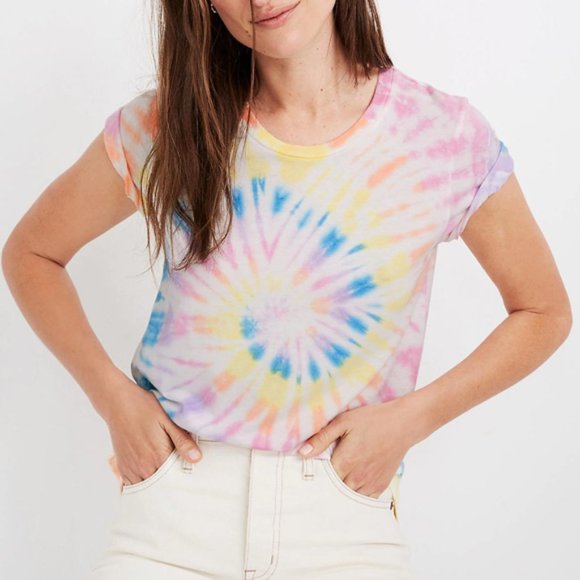 Madewell Tops - Madewell Rivet & Thread Tie-Dye Vintage Tee S